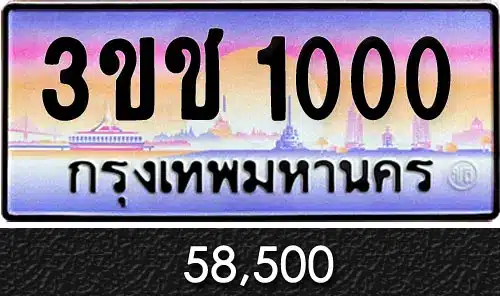 ทะเบียน 3ขช 1000