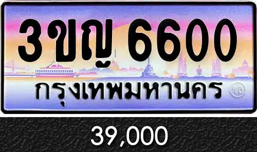 ทะเบียน 3ขญ 6600