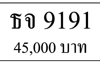 ขายทะเบียน ธจ 9191