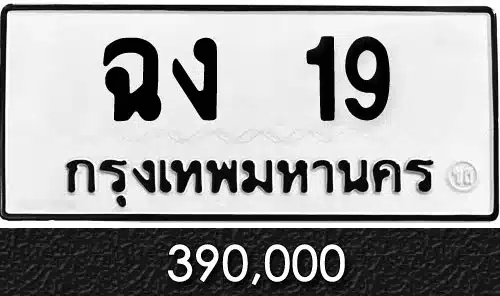 ป้ายทะเบียนรถ ทะเบียน ฉง 19