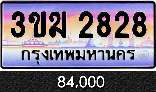 ทะเบียน 3ขฆ 2828