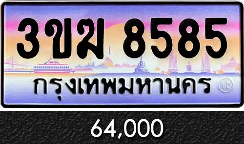 ทะเบียน 3ขฆ 8585