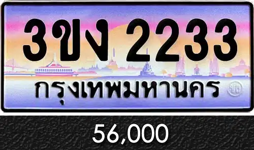 ทะเบียน 3ขง 2233